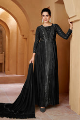 Lucknowi Style Reshami Gown LXGW0030